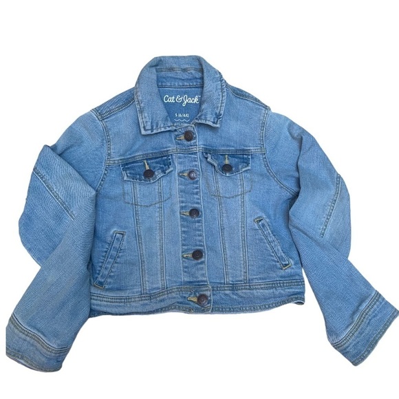 Cat & Jack Denim Youth Jean Jacket I Size: S (6) - Picture 1 of 8